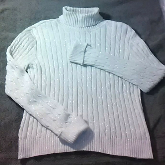 Charter Club Cable Knit Turtle Neck Sweater - Picture 1 of 3